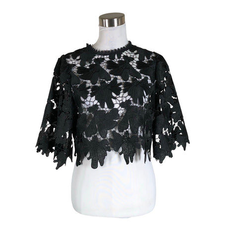 Unisex Guess - Lühikeste käistega pluus, suurus 36 - Must ()