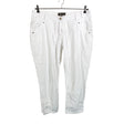 Unisex Anna Scott - Mittevenivad poolpikad püksid, suurus 40 - Valge ()