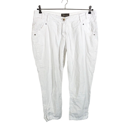 Unisex Anna Scott - Mittevenivad poolpikad püksid, suurus 40 - Valge ()