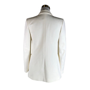 Unisex Andiata - Dressikangast jakk, suurus 36 - Valge (2)