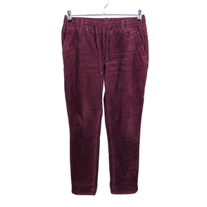 Unisex Red Button - Sametpüksid, suurus 40 - Veinipunane (1)