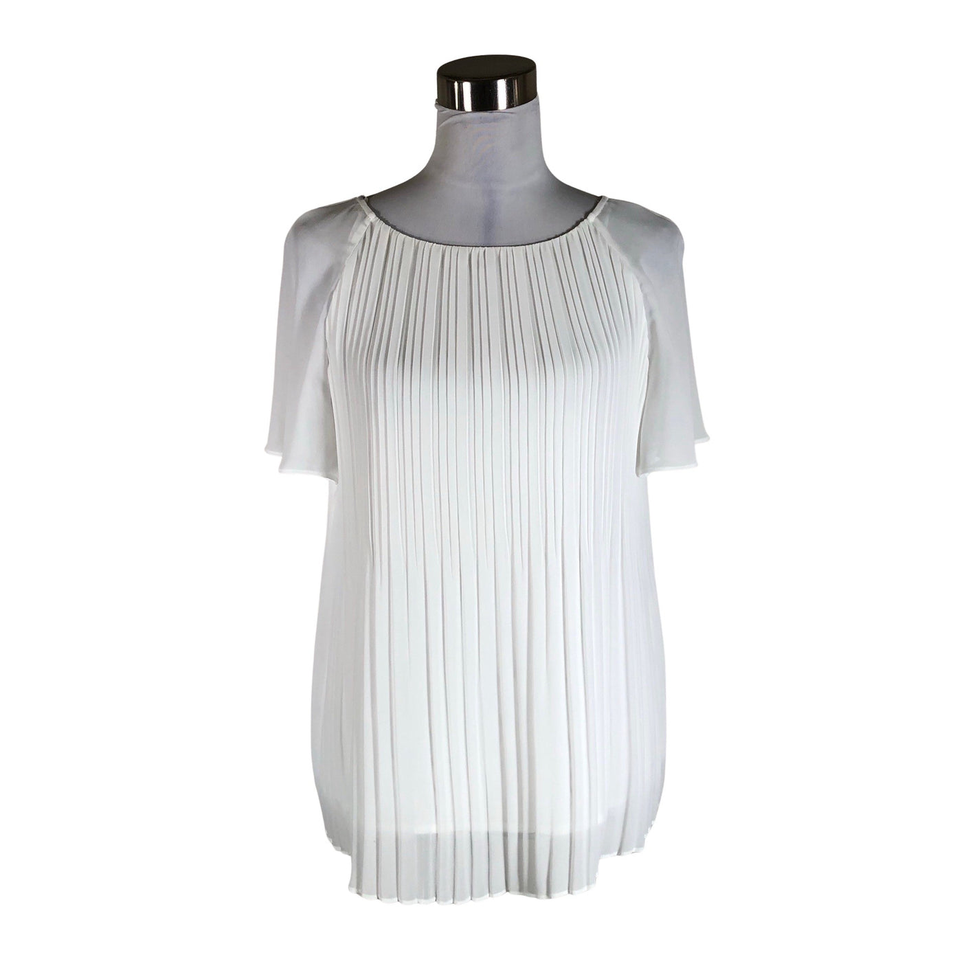 Unisex s.Oliver - Lühikeste käistega pluus, suurus 40 - Valge (1)