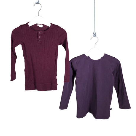 Unisex Jamie Kay - Trikotaažist pluus, suurus 98 - 104 - Veinipunane ()