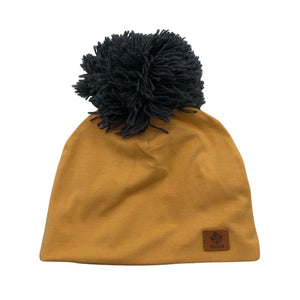 Unisex Handmade - Õhuke müts, suurus 42 - 44 cm - Kollane (1)