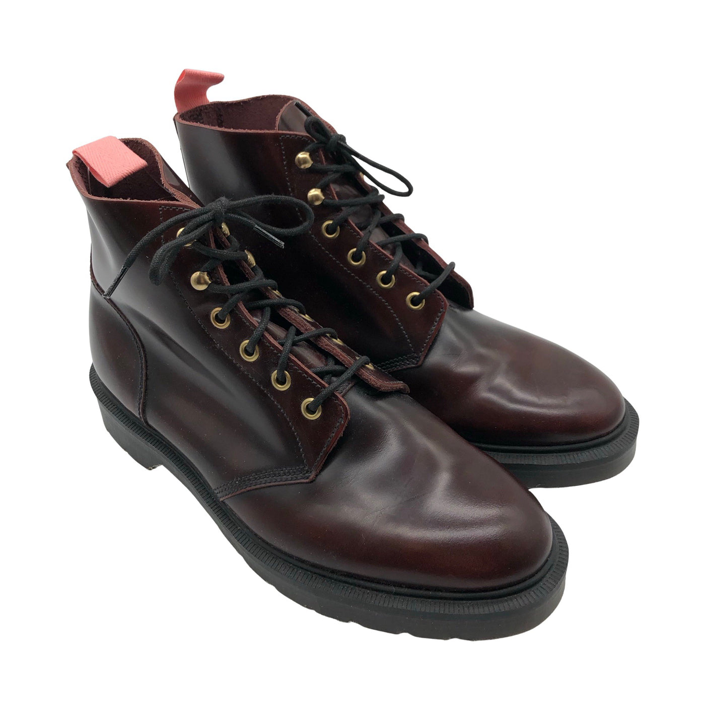Unisex Solovair - Poolsaapad, suurus 40 - Veinipunane (3)