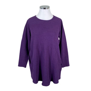 Unisex NOSH - Trikotaažist tuunika, suurus 44 - Lilla (1)