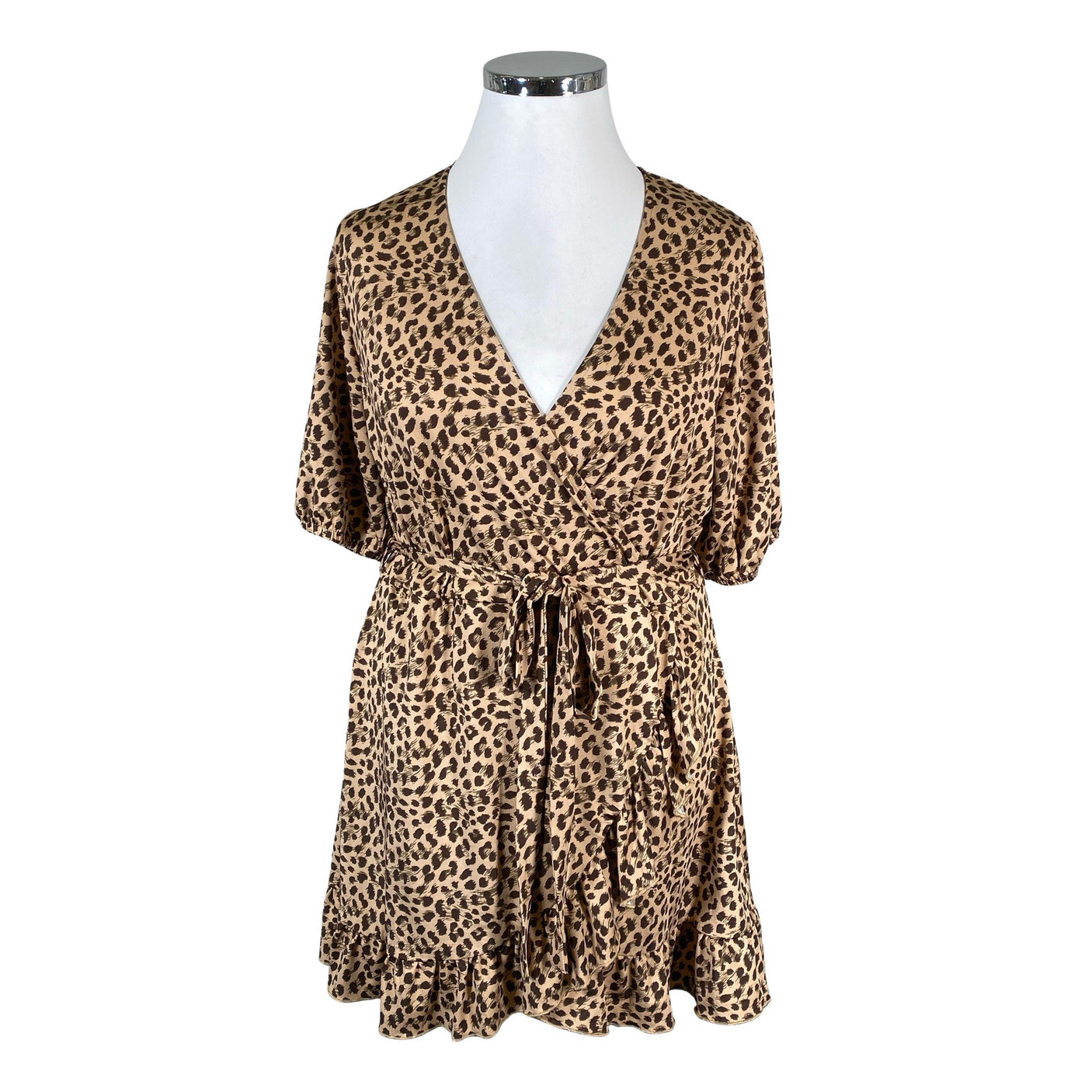 Unisex Threadbare - Trikotaažist kleit, suurus 42 - Pruun (1)