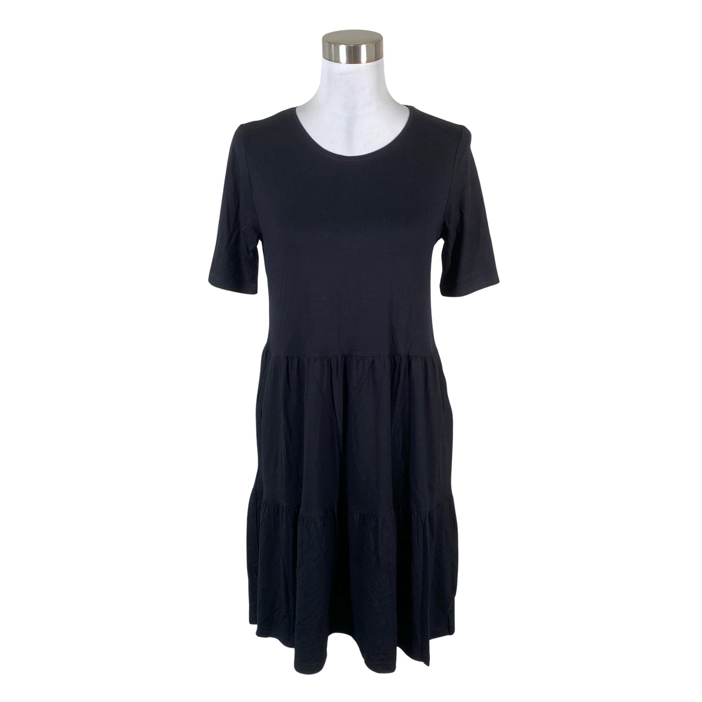 Unisex Nanso - Trikotaažist kleit, suurus 36 - Must (1)