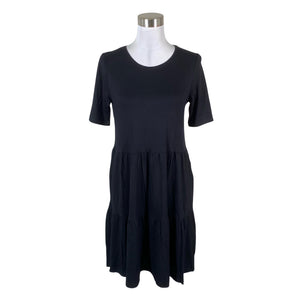 Unisex Nanso - Trikotaažist kleit, suurus 36 - Must (1)