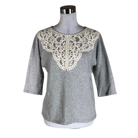 Unisex Lumoan - Trikotaažist pluus, suurus 36 - Hall ()