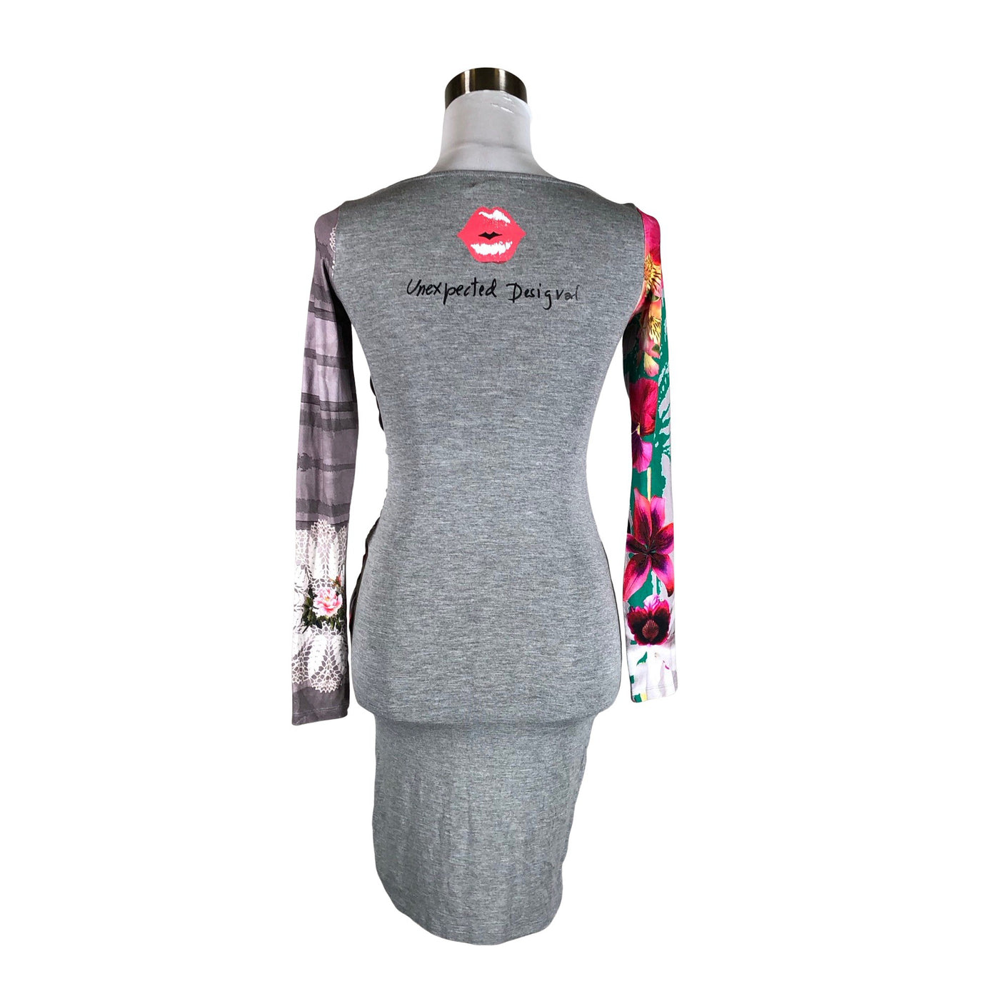 Unisex Desigual - Trikotaažist kleit, suurus 34 - Hall (2)