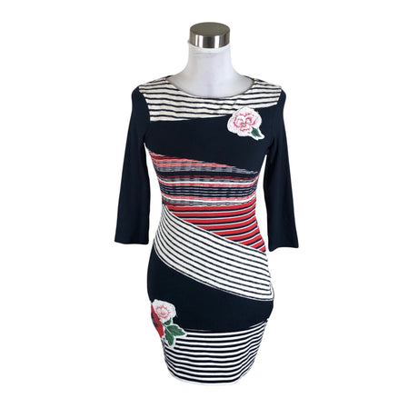 Unisex Desigual - Trikotaažist kleit, suurus 34 - Sinine ()