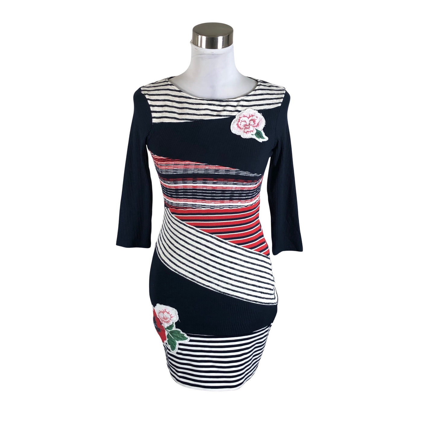 Unisex Desigual - Trikotaažist kleit, suurus 34 - Sinine (1)