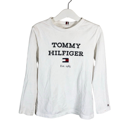 Unisex Tommy Hilfiger - Trikotaažist pluus, suurus 116 - 122 - Valge ()