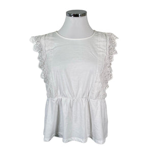 Unisex Fransa - Topp, suurus 42 - Valge (1)