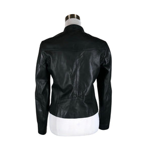 Unisex Massimo Dutti - Nahktagi, suurus 38 - Must (2)