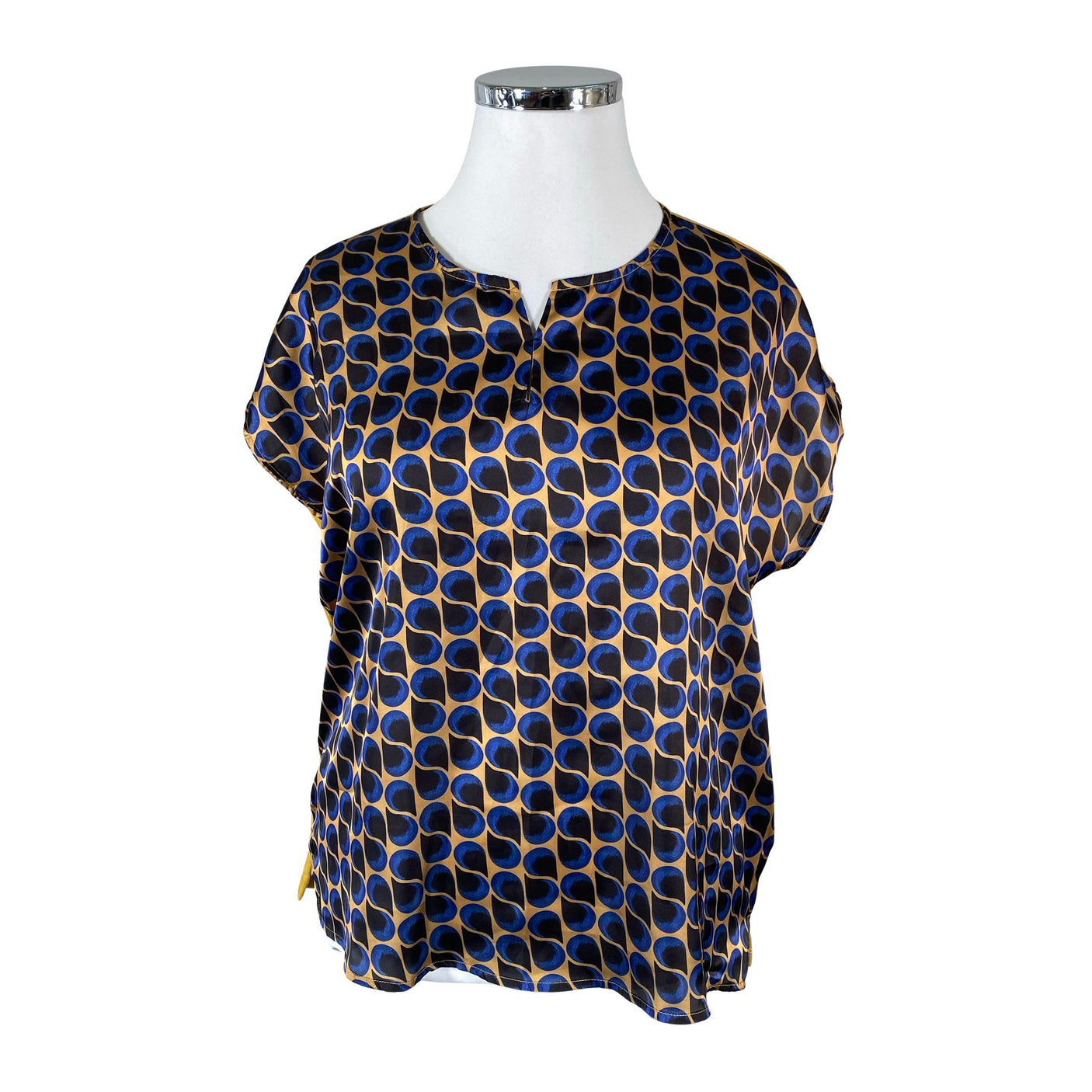 Unisex More&More - Lühikeste käistega pluus, suurus 44 - Kollane (1)