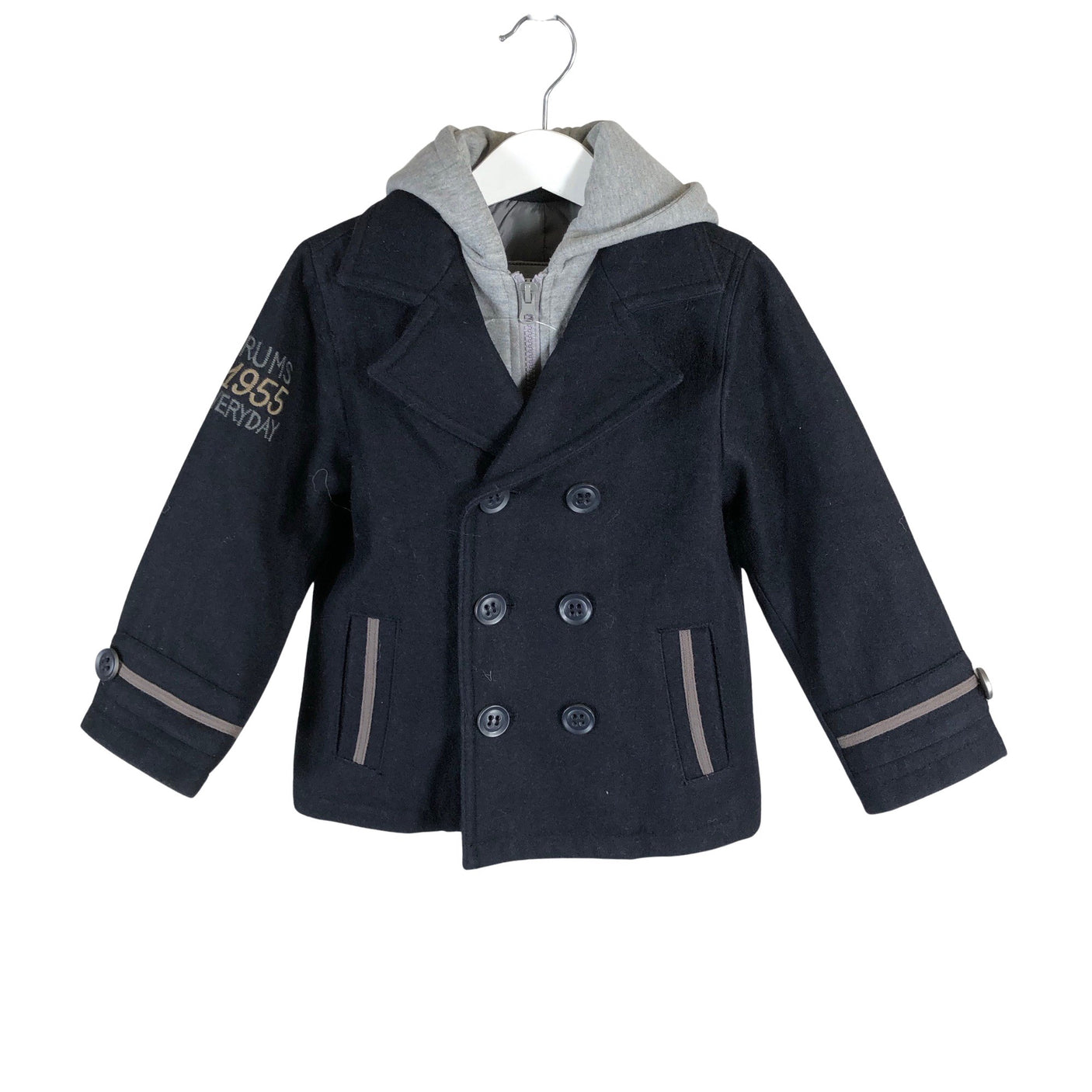 Unisex Brums - Villane mantel, suurus 92 - 98 - Sinine (1)