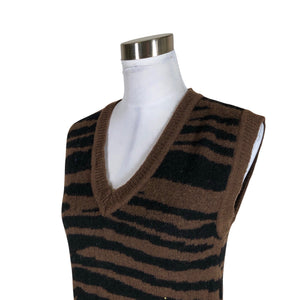 Unisex Nué Notes - Kootud vest, suurus 38 - Pruun (3)
