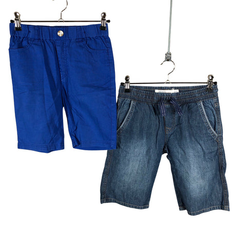 Unisex Lindex - Teksast lühikesed püksid, suurus 134 - 140 - Sinine ()
