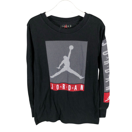 Unisex Jordan (Nike) - Trikotaažist pluus, suurus 128 - 134 - Must ()