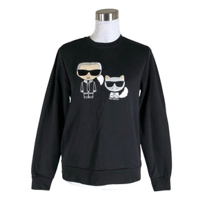 Unisex Karl Lagerfeld - Dressikangast pluus, suurus 38 - Must (1)