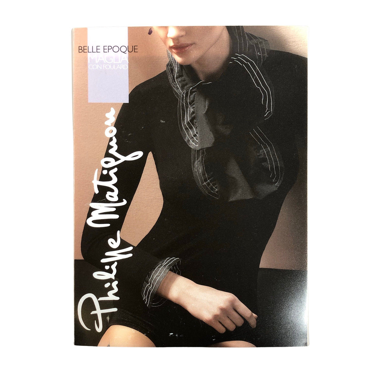 Unisex Philippe Matignon - Trikotaažist pluus, suurus 36 - Must (3)