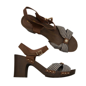 Unisex Tom Tailor - Kontsaga rihmikud, suurus 41 - Pruun (1)