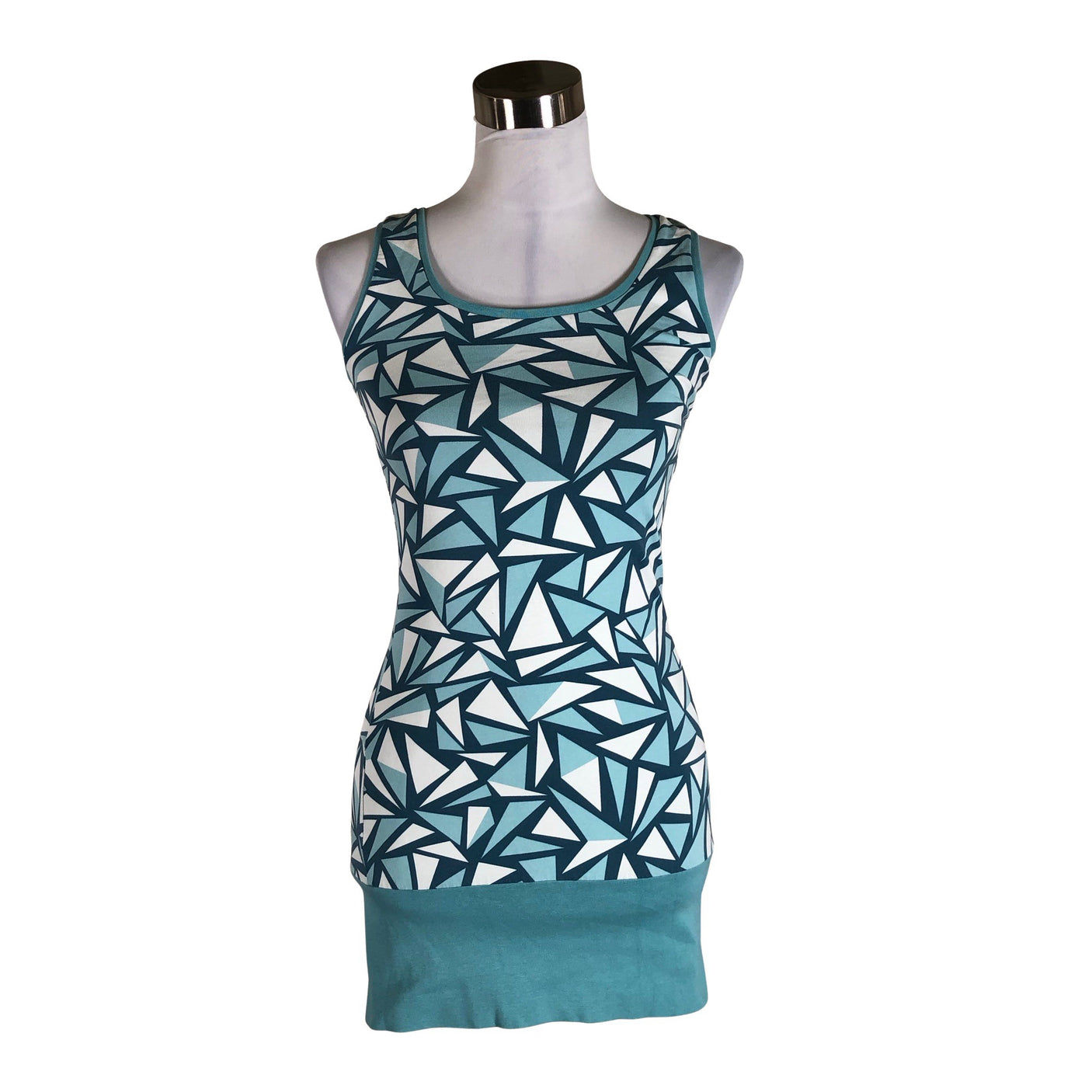 Unisex Handmade - Trikotaažist topp, suurus 36 - Türkiis (1)