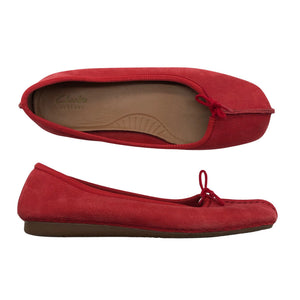 Unisex Clarks - Baleriinad, suurus 37 - Punane (1)
