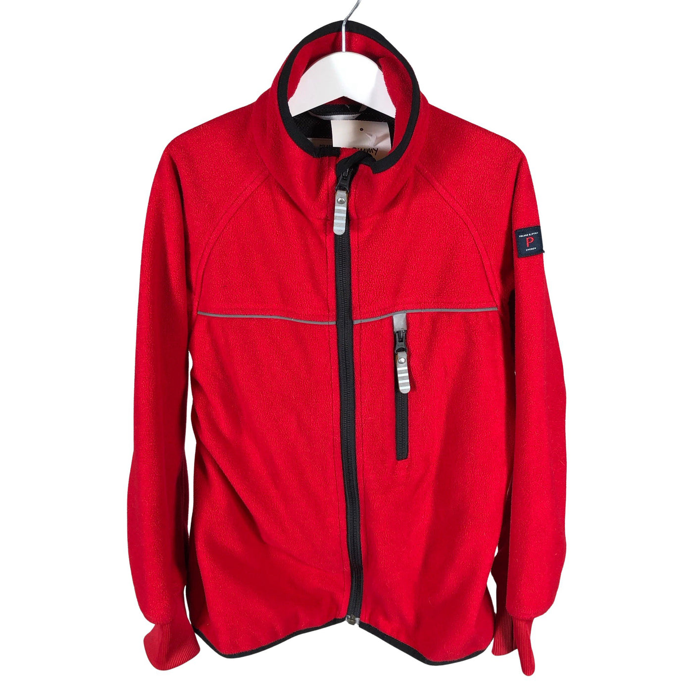 Unisex Polarn O. Pyret - Tuuletõkkejope, suurus 128 - 134 - Punane (1)