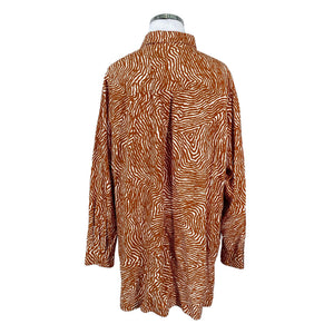 Unisex Nanso - Pluus, suurus 48 - Pruun (2)