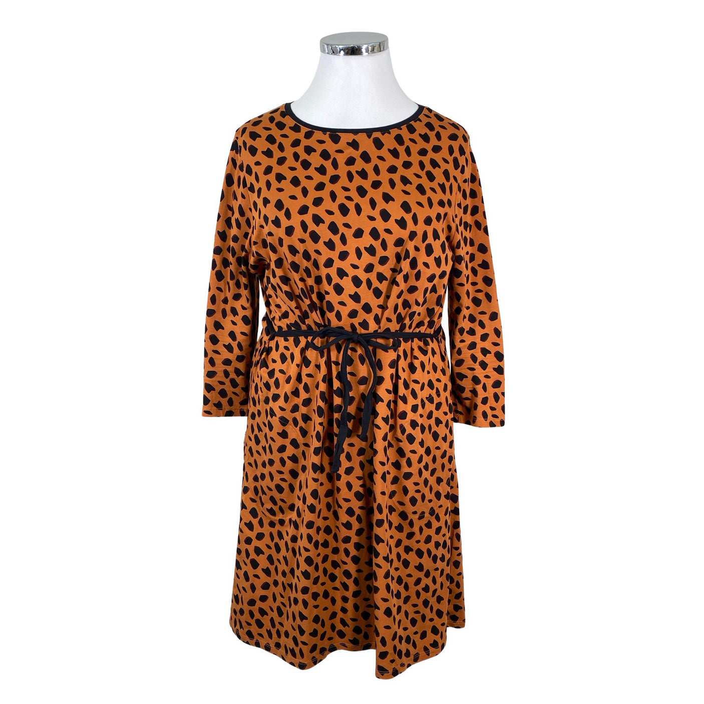 Unisex me&i - Trikotaažist kleit, suurus 44 - Pruun (1)