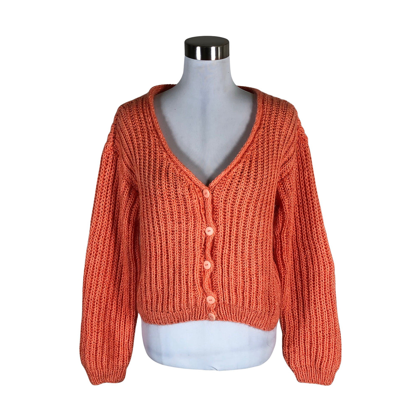 Unisex Handmade - Kardigan, suurus 40 - Oranž (1)
