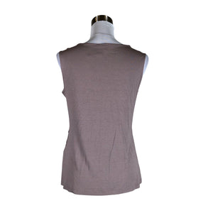 Unisex Ril's - Trikotaažist topp, suurus 38 - Pruun (2)