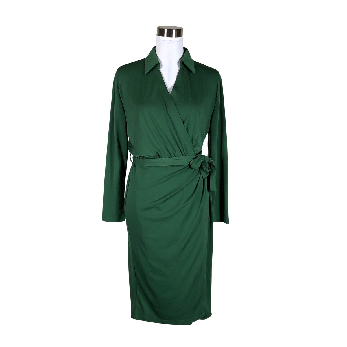 Unisex Anna Field - Trikotaažist kleit, suurus 40 - Roheline (1)