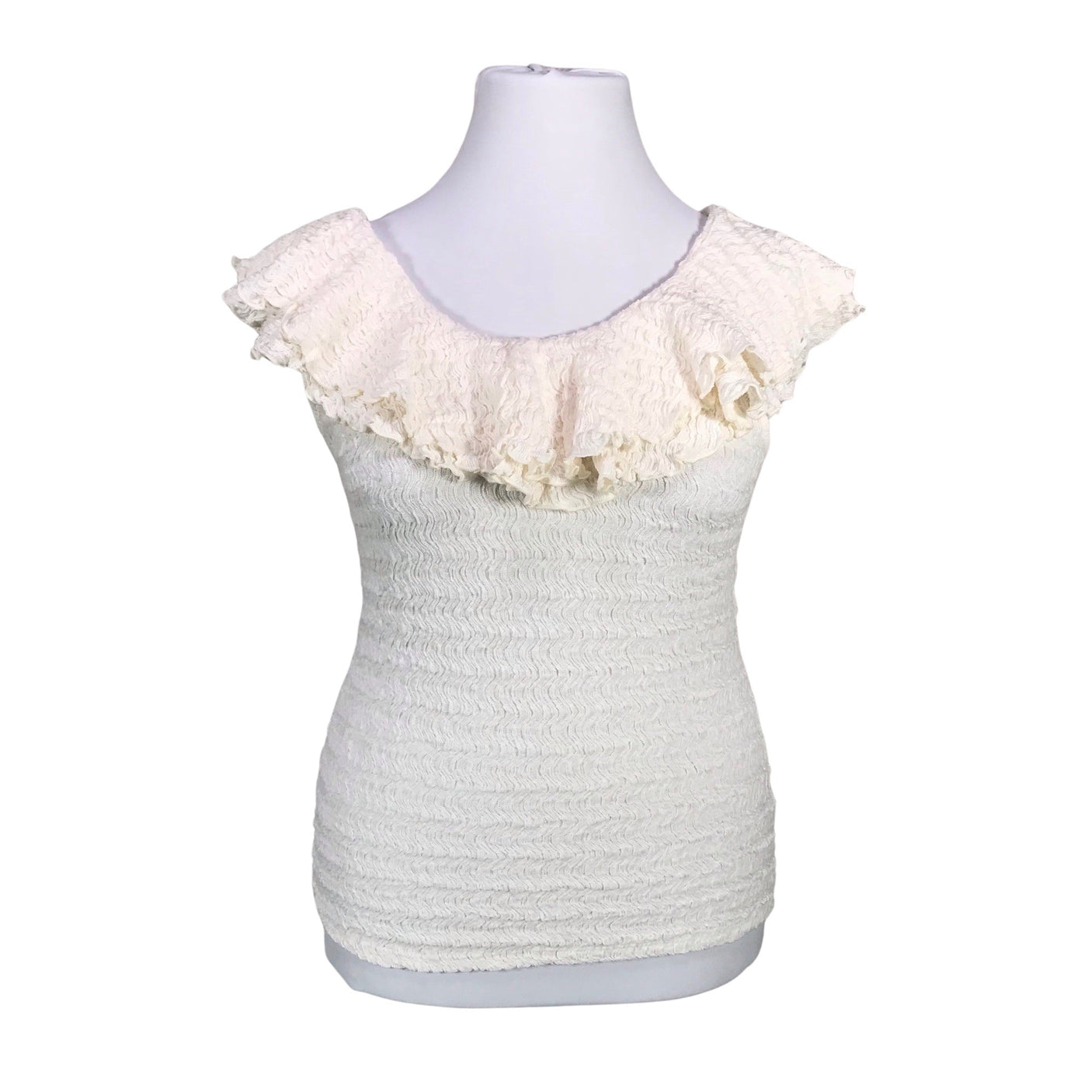 Unisex Lindex - Topp, suurus 44 - Looduslik valge (1)