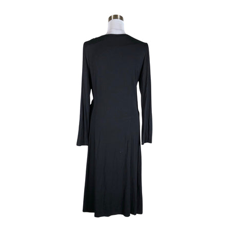 Unisex Andiata - Trikotaažist kleit, suurus 40 - Must (2)