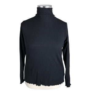 Unisex Kaiko - Trikotaažist pluus, suurus 42 - Must (1)