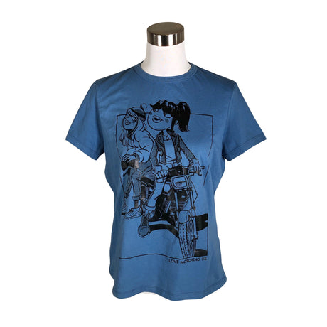 Unisex Love Moschino - T-särk, suurus 40 - Sinine ()