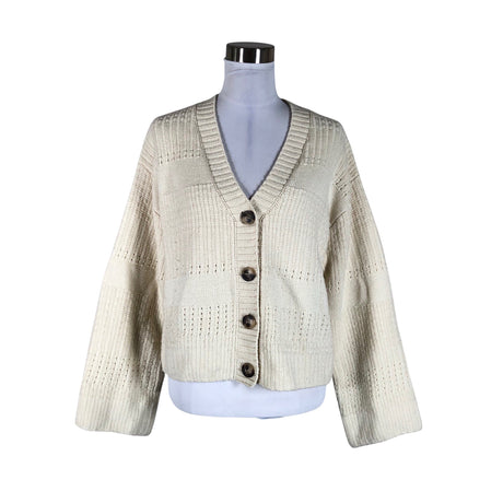 Unisex Selected - Kardigan, suurus 36 - Looduslik valge ()