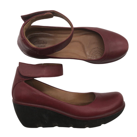 Unisex Clarks - Kiilkontsaga kingad, suurus 40 - Veinipunane ()