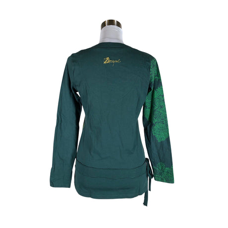 Unisex Desigual - Trikotaažist pluus, suurus 38 - Roheline (2)