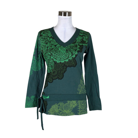 Unisex Desigual - Trikotaažist pluus, suurus 38 - Roheline ()