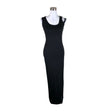 Unisex Voglia - Trikotaažist kleit, suurus 36 - Must ()
