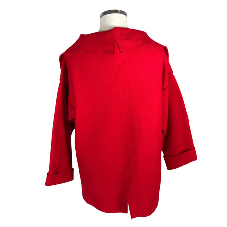 Unisex Handmade - Kardigan, suurus 42 - Punane (2)