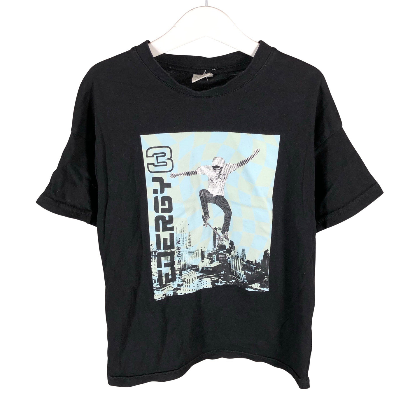 Unisex Lindex - T-särk, suurus 122 - 128 - Must (1)
