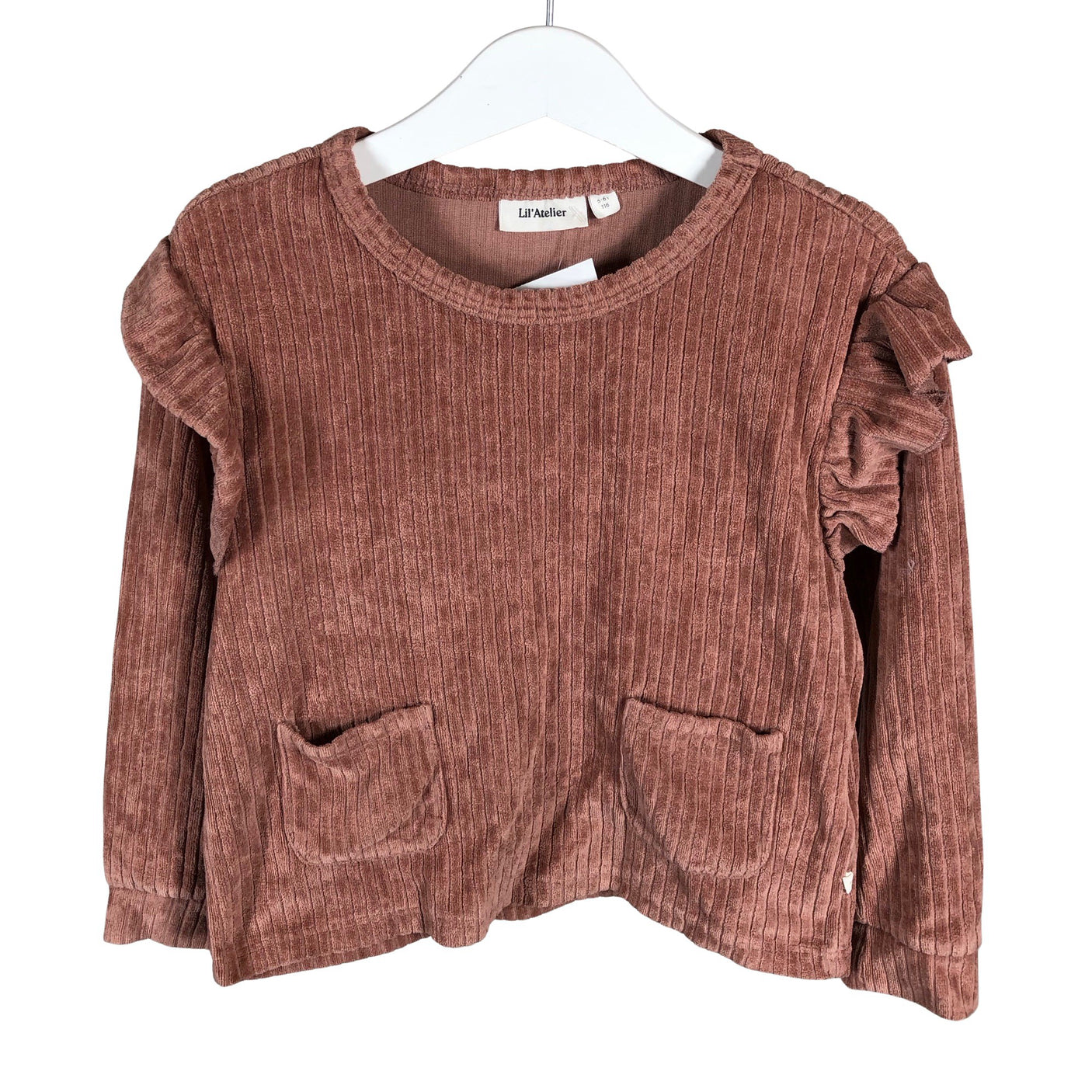 Unisex Lil ´Atelier - Trikotaažist pluus, suurus 110 - 116 - Heleroosa (1)