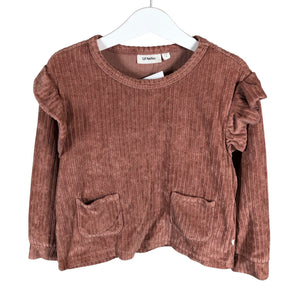Unisex Lil ´Atelier - Trikotaažist pluus, suurus 110 - 116 - Heleroosa (1)