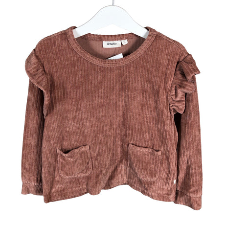 Unisex Lil ´Atelier - Trikotaažist pluus, suurus 110 - 116 - Heleroosa ()